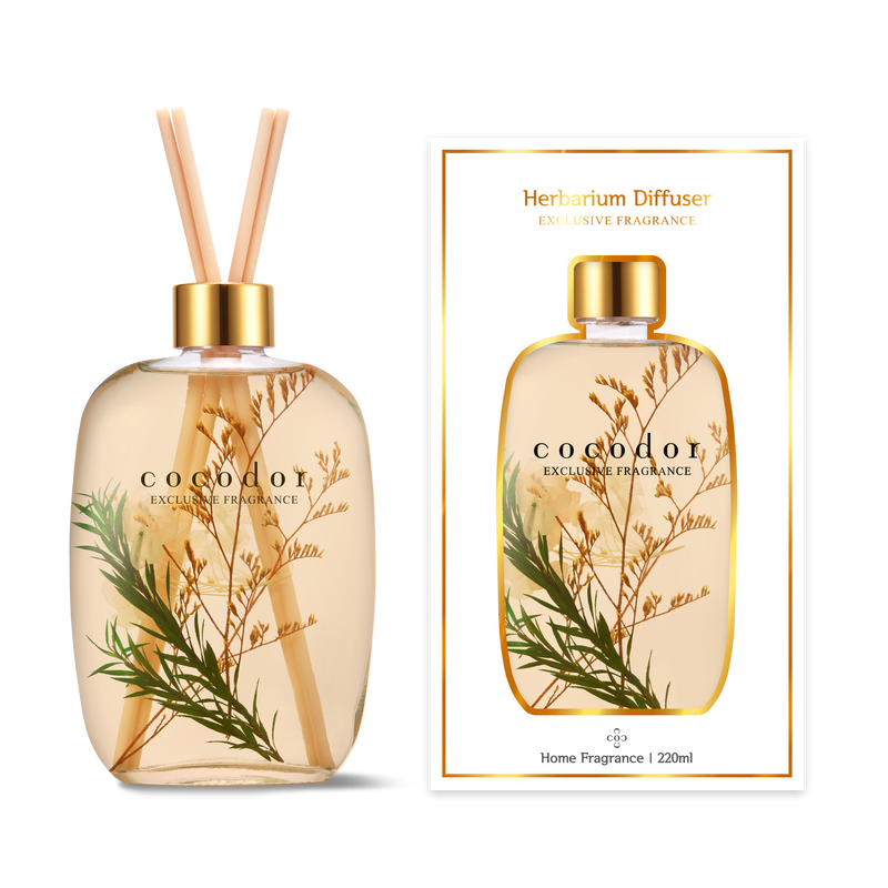 Cocodor - Dyfuzor zapachowy z patyczkami Herbarium 220 ml Deep Musk