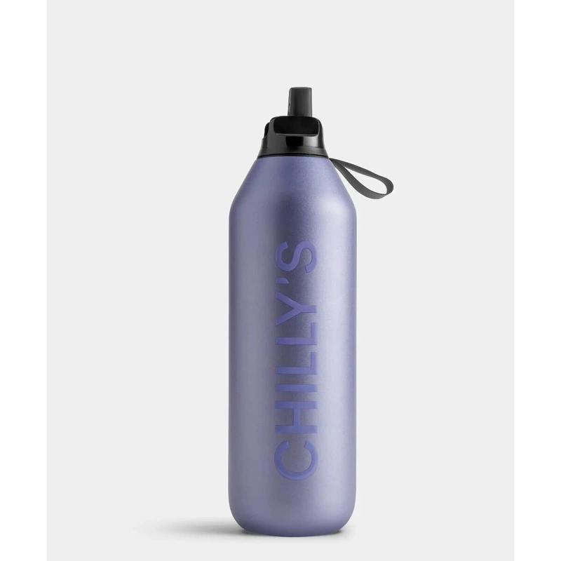Chilly's Bottles - Butelka sportowa Chilly's | 1000 ml | Matowy metalik Lawenda