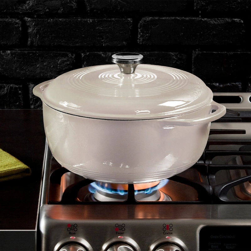 Lodge - Garnek żeliwny emaliowany 7L Oyster