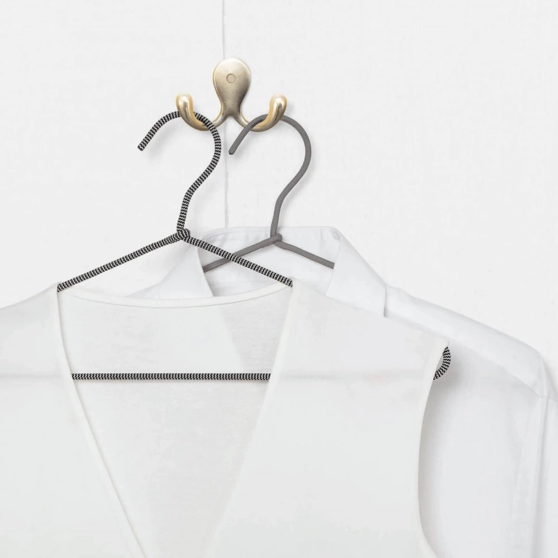 RAYEN - Zestaw 6 nylonowych wieszaków