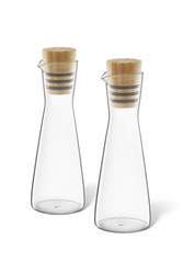 Zack - BEVO zestaw dwóch szklanych butelek