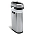 simplehuman - Kosz na śmieci 50L OPEN SLIM- stal matowa