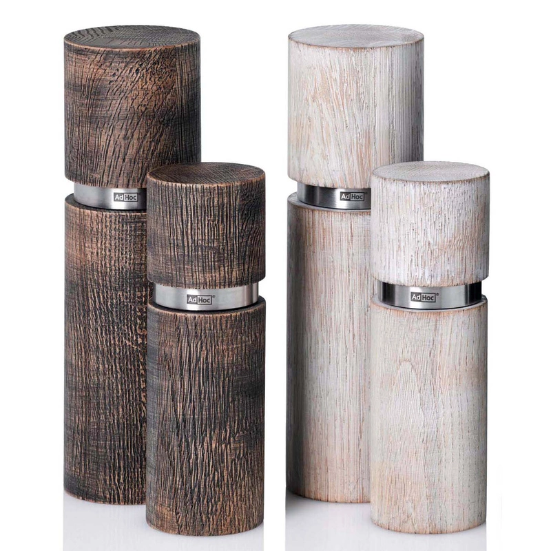 AdHoc - Młynek do pieprzu lub soli TEXTURA ANTIQUE czarny