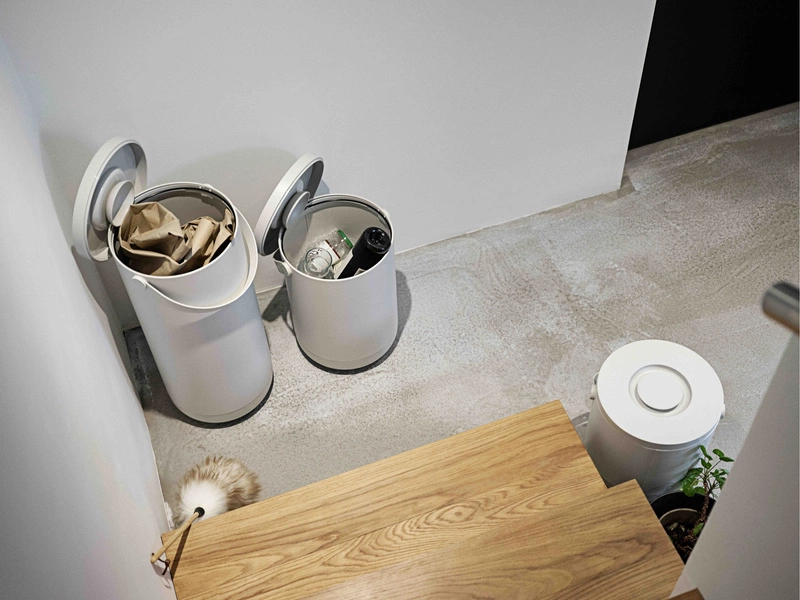 Zone Denmark - Kosz na śmieci Circular 3L Warm Grey