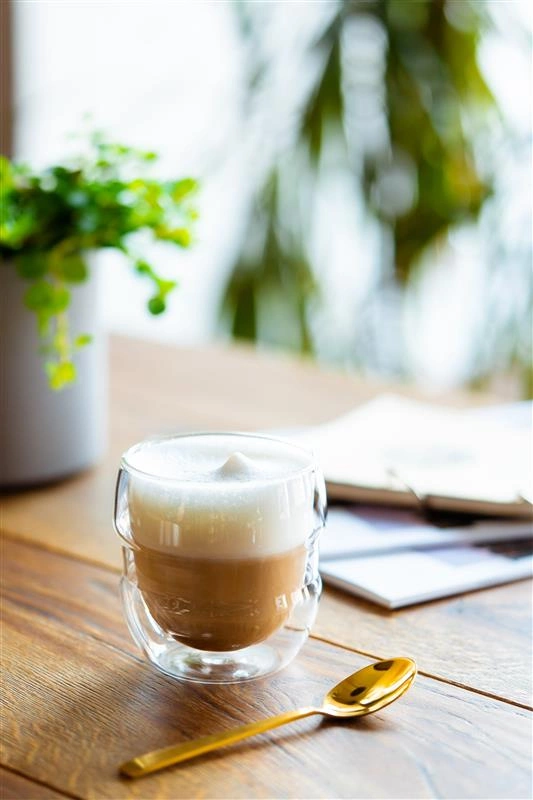 Vialli Design - 2 szklanki do espresso z podwójną ścianką 70ml Sferico