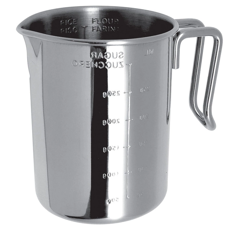 IDEALE - Dzbanek z uniwersalną miarką, stal nierdzewna