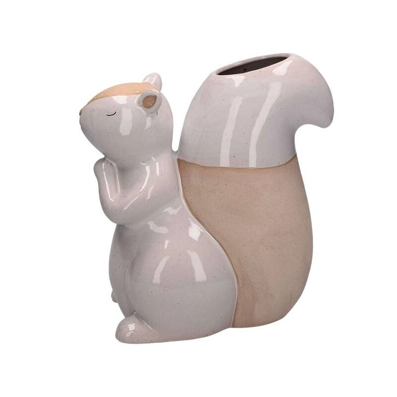 RITUALI DOMESTICI - GLIAMICIDELBOSCO Wazon w kształcie wiewiórki