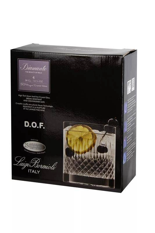 Luigi Bormioli - Szklanki do whisky 380 ml Diamante