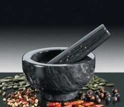 Kuchenprofi - moździerz marmurowy 11 cm czarny