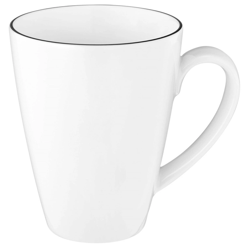 Seltmann - LIDO BLACK LINE Zestaw 6 kubków z uchwytem 350 ml