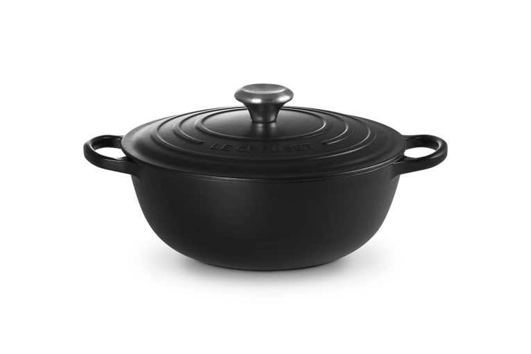 Le Creuset - La Marmite garnek żeliwny czarny 24 cm 3,1 l