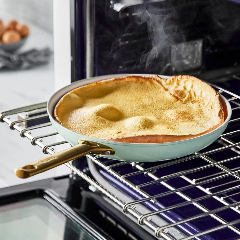 GreenPan - Patelnie ceramiczne PADOVA Pastel Green 20 + 26 cm