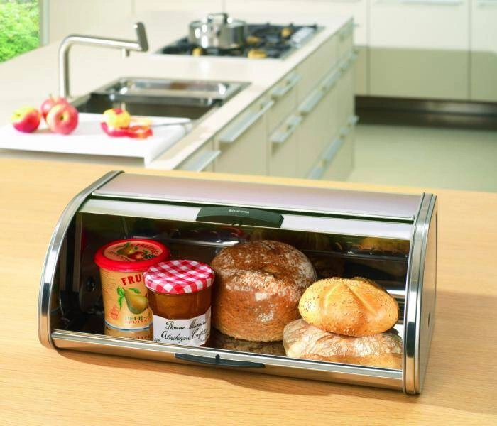 Brabantia - chlebak duży matowy Touch Bin