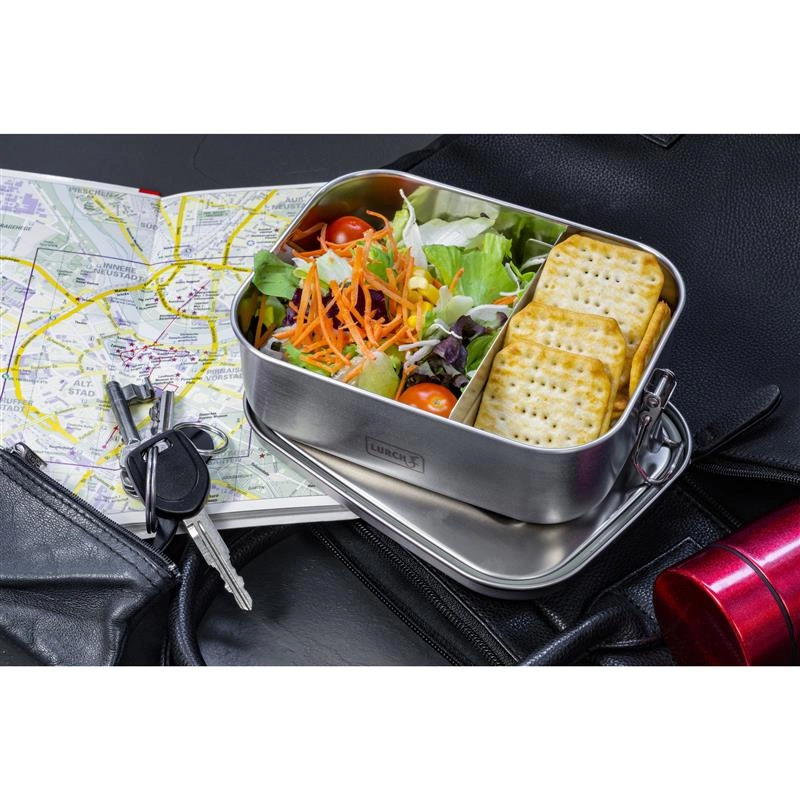 Lurch - pojemnik na żywność, stal nierdzewna, 0,8 l Snap