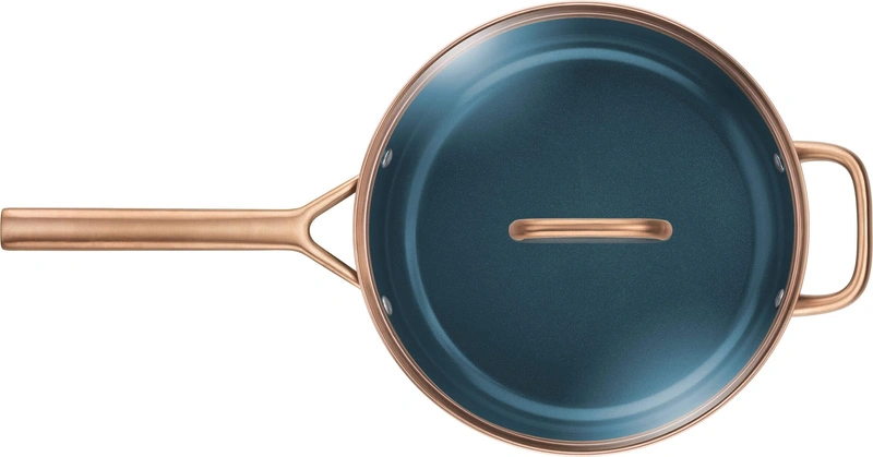 Zwilling - MILANO Patelnia sauté z pokrywką 28 cm nieb