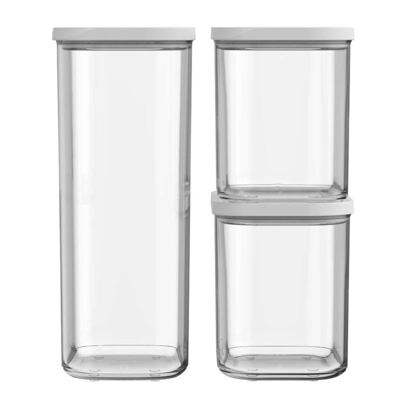 Mepal - Zestaw pojemników Modula 3szt. Biały