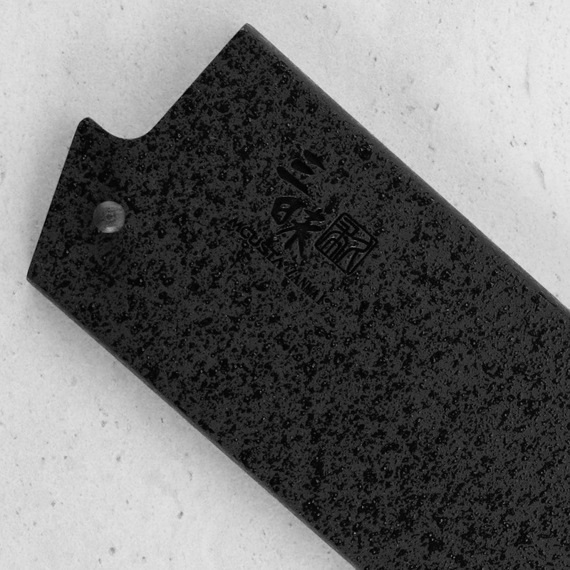 Mcusta - Drewniana Saya Black ochraniacz na nóż Nakiri 16,5 cm