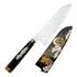 Takeshi Saji - Art Fujin Raijin R-2 Nóż Santoku 18 cm + Saya