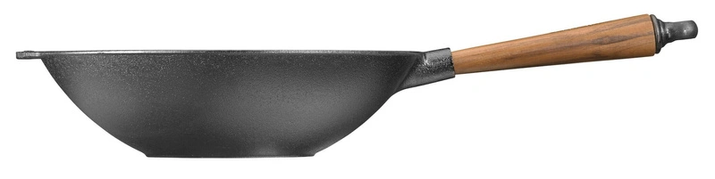 Skeppshult - WALNUT Wok - 30 cm, czarny