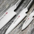 Global - Ukon Zestaw Nóż Szef kuchni 20 cm + Nóż uniwersalny 15 cm + Nóż do obierania 9 cm