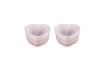 Le Creuset - Zestaw 2 Foremek Serce 300 ml Shell Pink