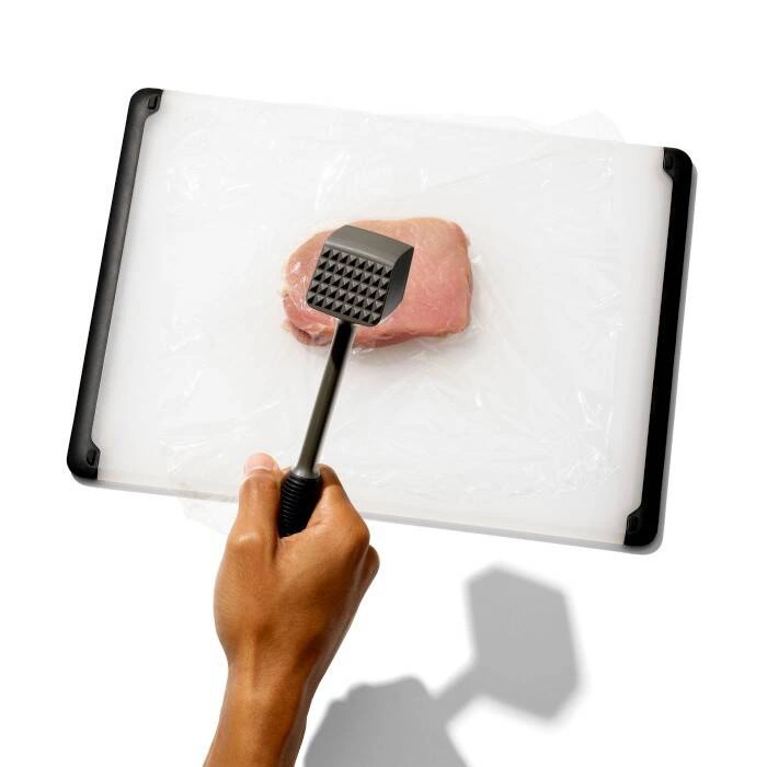 OXO - Tłuczek stalowy do mięsa czarny, Good Grips