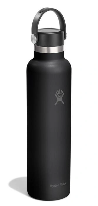 Hydro Flask - Butelka 24 oz Standard z nakrętką Flex,czarny