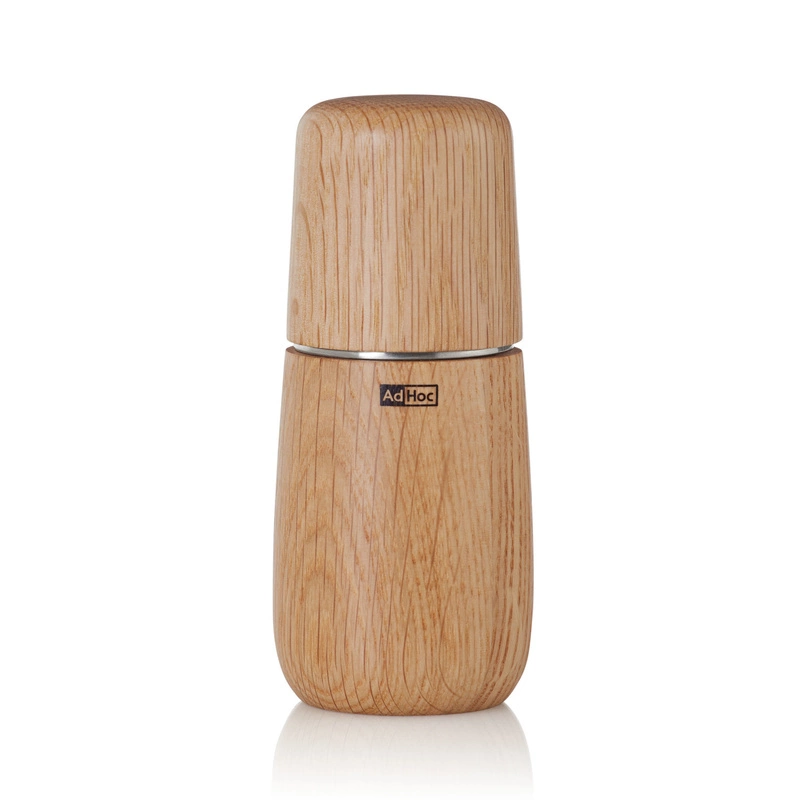 AdHoc - Młynek dębowy do soli lub pieprzu Yono XS - jasny