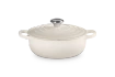 Le Creuset - garnek żeliwny Saute Signature meringue 3,4 l 24 cm