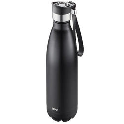 GEFU - butelka termiczna 750 ml, czarna OLIMPIO
