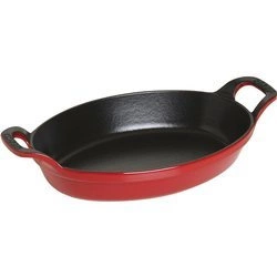 Staub - owalne naczynie 24x16 cm, czerwony