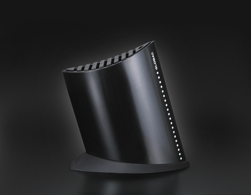 Global - Blok na 9 noży w kształcie żaglowca – czarny