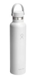 Hydro Flask - Butelka 24 oz Standard z nakrętką Flex,biały