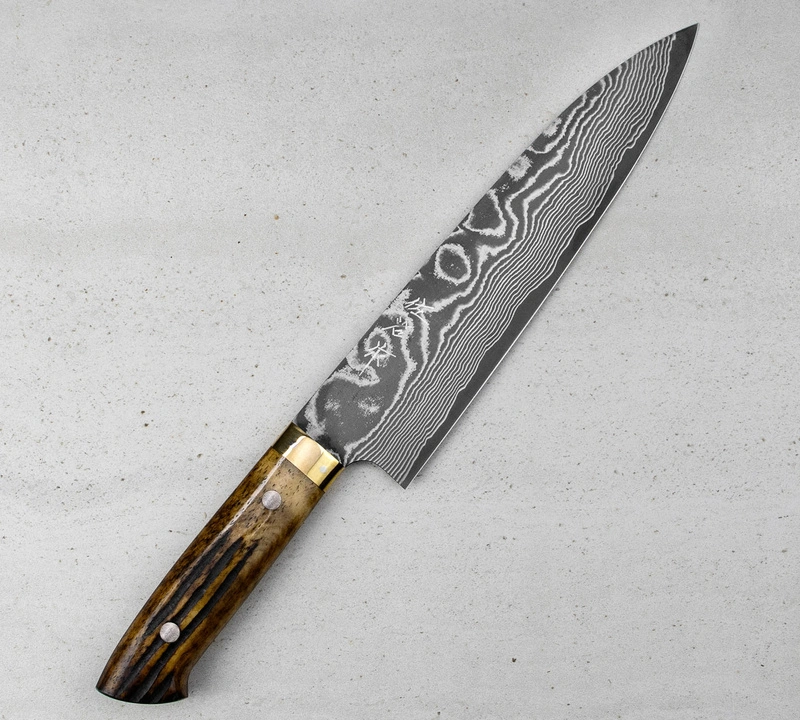 Takeshi Saji - YBB Ręcznie kuty nóż Szefa 21cm Tojiro - VG-10