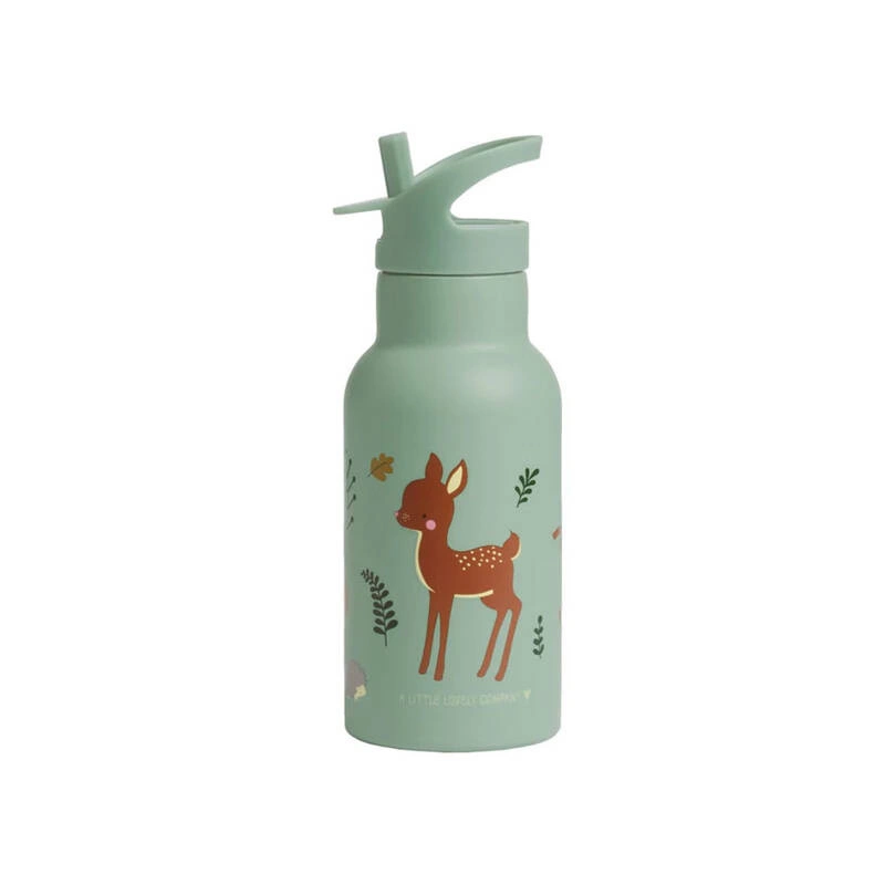 A Little Lovely Company - Butelka na wodę dla dzieci FOREST FRIENDS 0,35L