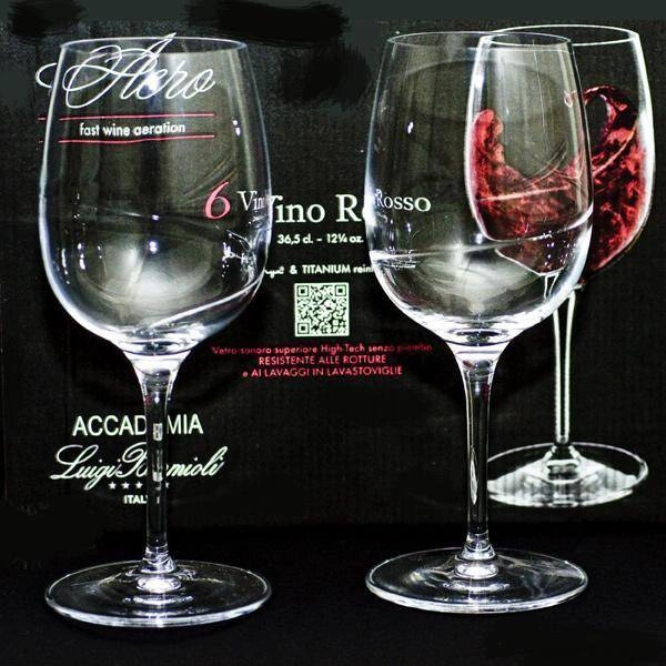 Luigi Bormioli - Kieliszki do wina 365 ml Aero