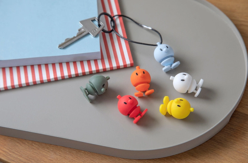 Hoptimist - Brelok na klucze Hoptimist Bumble biały