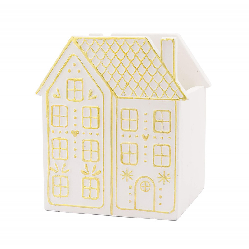 Rituali Domestici - LALINEADORO Wysoka osłonka na doniczkę dom 12 x 11.5 x 14 cm