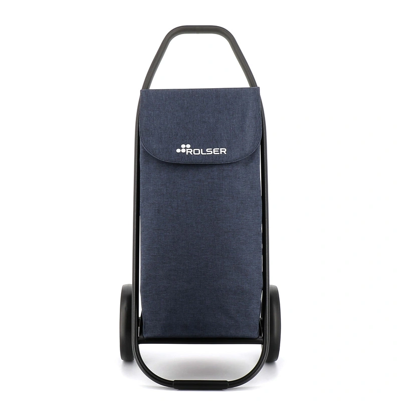 Rolser - Wózek na zakupy Com Tweed 8 Black Tube granatowy