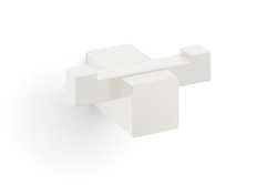 Zack - CARVO podwójny wieszak łazienkowy biały