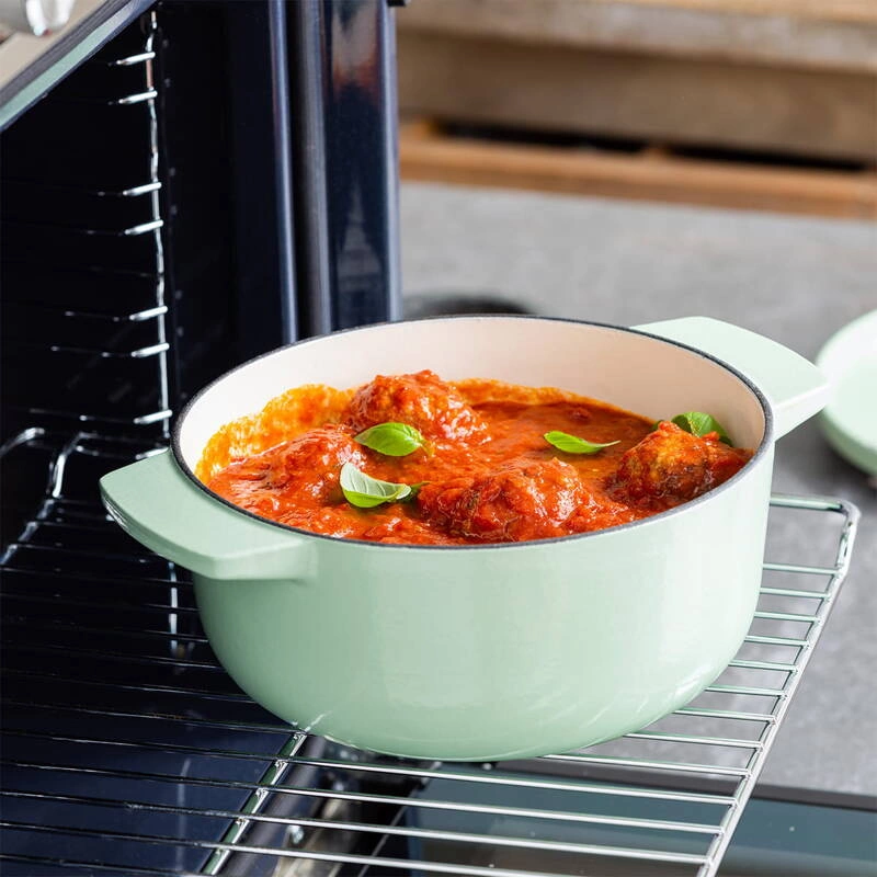 KitchenAid - garnek żeliwny 3,3L Pistachio