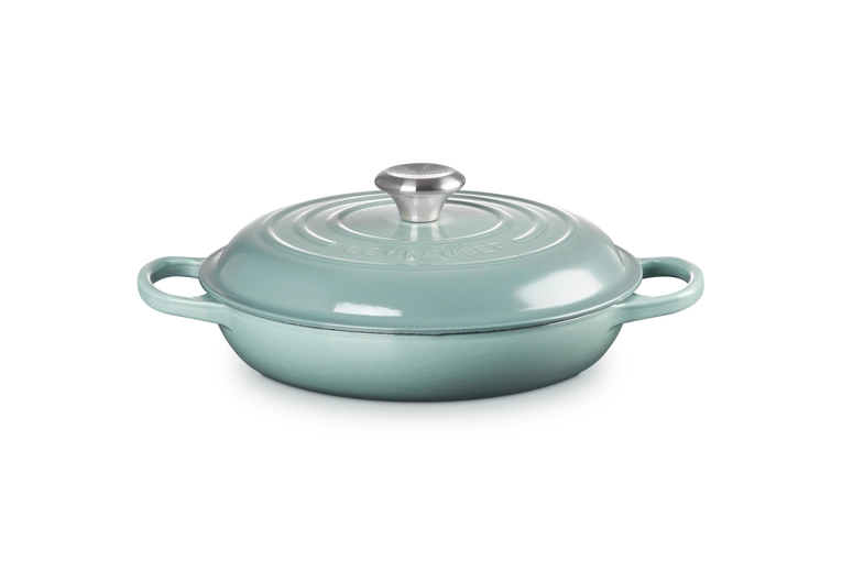 Le Creuset - garnek patelnia Gourmet Signature 26 cm 2,2 l sea salt