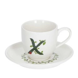 La Porcellana Bianca - filiżanka ze spodkiem 90 ml, Wzór X Solotua