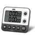ADE - minutnik elektroniczny, 2 pomiary, do 99 godzin, 9 x 2 x 8 cm, czarny Kitchen