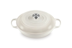 Le Creuset - garnek Gourmet Profesjonalny żeliwny 30 cm 3,5 l biały
