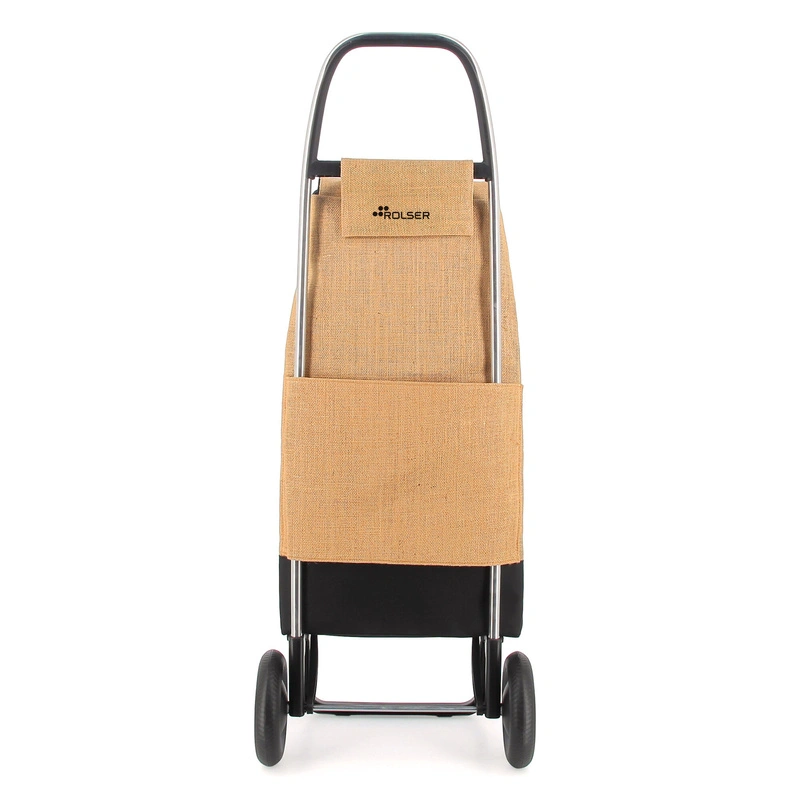 Rolser - Wózek na zakupy I-Max Yute Bi 2 Natural - czarny