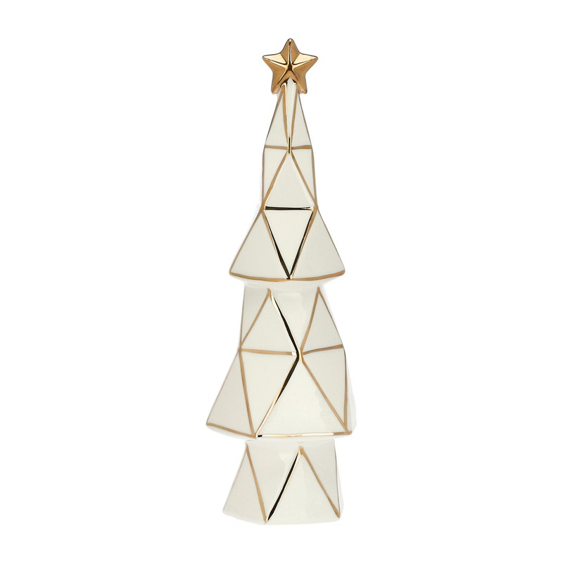 RITUALI DOMESTICI - CUBISMO Porcelanowa choinka M