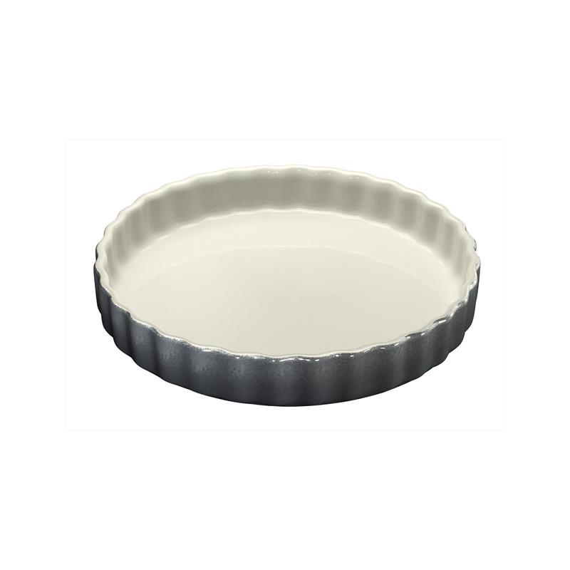 Kuchenprofi - forma do tarty, ceramika, śred. 28 cm, szara PROVENCE