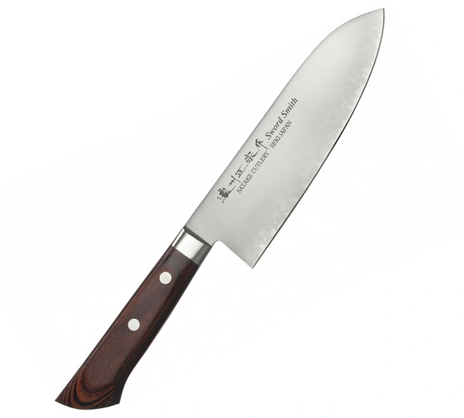 Satake - Unique Nóż Mahogany Santoku 17cm