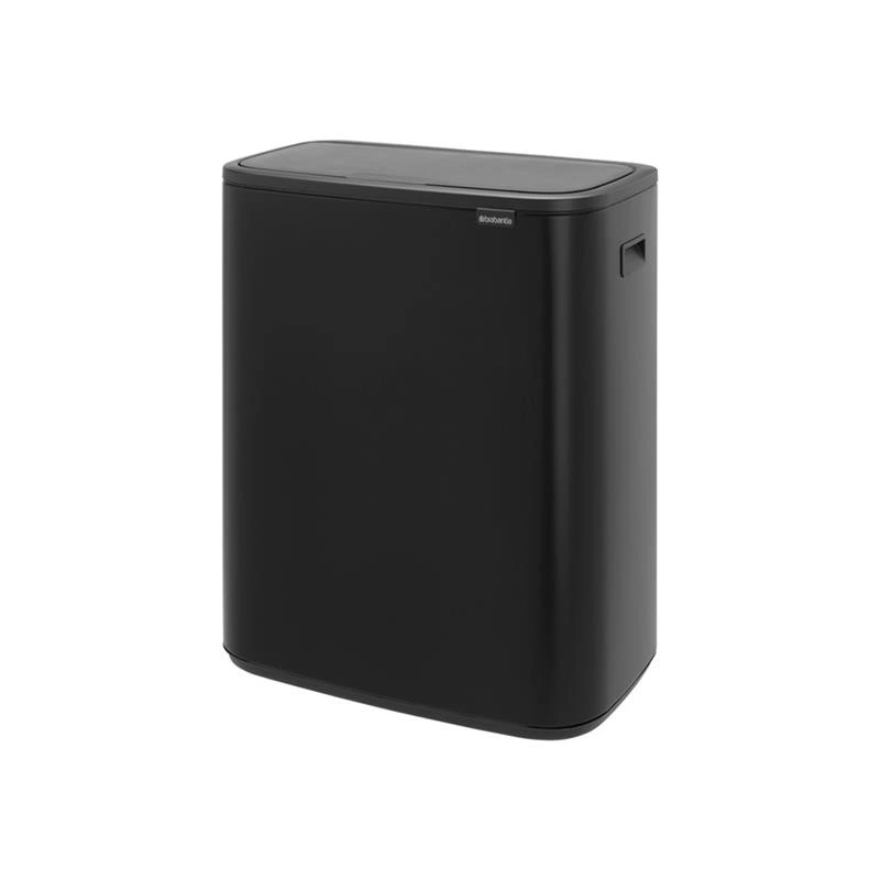 Brabantia - kosz na śmieci Bo Touch Bin 60L (2 x 30) czarny